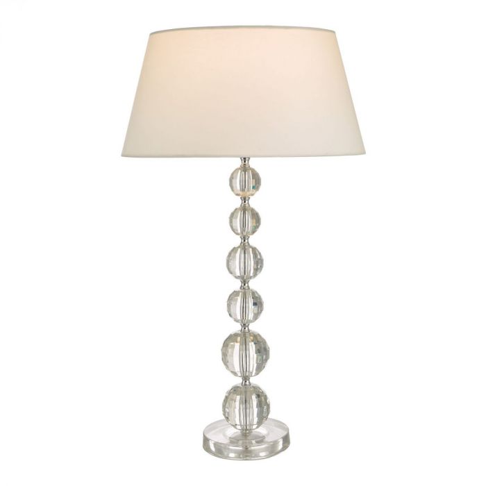 Där Epo4208 Epona Table Lamp Clear, Dar Mimosa Table Lamp