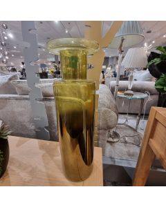 Olive Green Bottle Vase