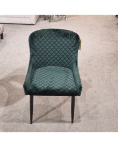 Ivor Chair in Green Velvet