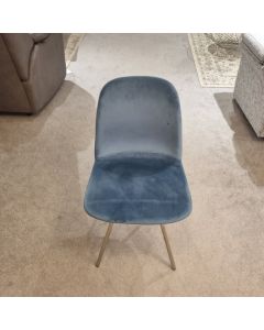 Flavia Chair in Teal Velvet