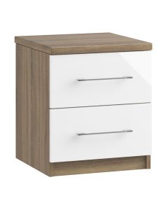 Catania 2 Drawer Bedside