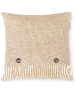 Shetland Herringbone Cushion | Natural
