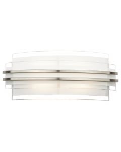 där Sector Double Trim LED Wall Bracket Large | White