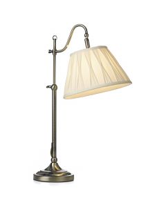 där Suffolk Rise & Fall Table Lamp | Antique Brass