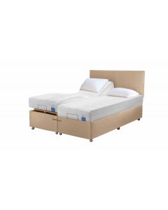 TEMPUR® Ardennes Deep Adjustable and Massage Divan with Foot and Side Drawers