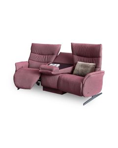 Azure 3 Seater Curved Cumuly Electric Sofa | Leather