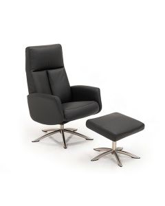 Swivel Chair | Black & Grey 