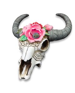Rams Skull with Flowers