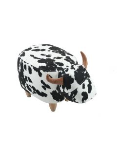 Cownelius Cow Footstool | Black & White 