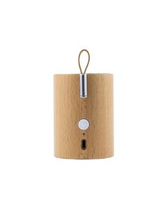 Gingko Drum Light Bluetooth Speaker | Natural Beech Wood