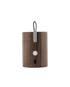 Gingko Drum Light Bluetooth Speaker | Natural Walnut Wood