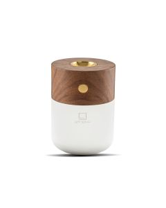 Gingko Smart Diffuser Lamp | Natural Walnut Wood