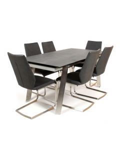Turin Dining Table & 6 Chairs