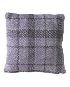 Outdoor Tartan Grey Scatter Cushion