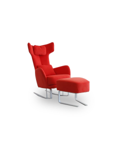 Kangou Armchair & Footstool | Fabric Series 6