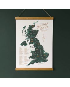 British Road Trip Print with Frame