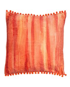 Hazy Stripes Cushion | Coral