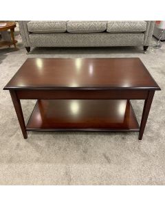 Sheraton Solid Top Coffee table in Cherry Mahogany