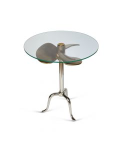 Propeller Table | Antique Brass & Nickel Finish
