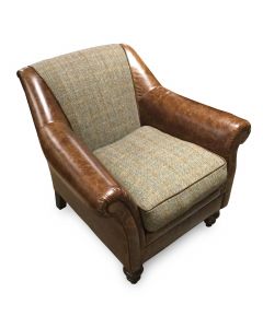Tetrad Dalmore Accent Chair | Leather & Fabric 