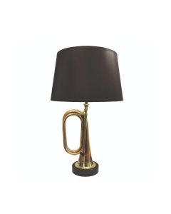 Small Bugle Lamp | Black Shade
