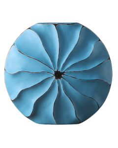 Blue Circular Vase Small