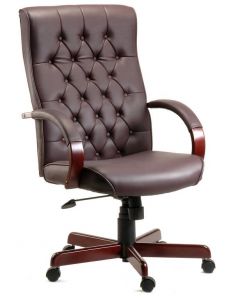Travis Office Chair  | Burgundy
