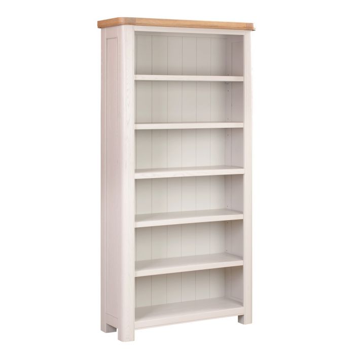 Oxford 6ft Bookcase Painted Oak, 6 Ft White Bookcase